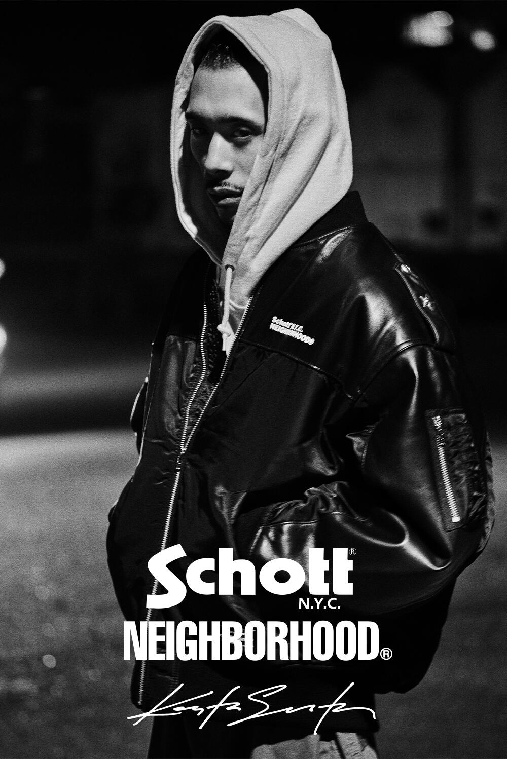 Schott × NEIGHBORHOOD × featuring Kostas Seremetisコラボ